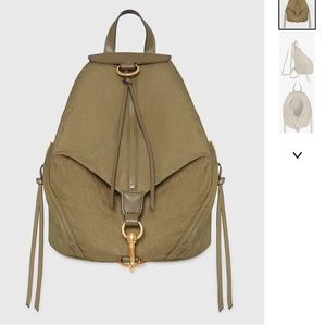 Julian Washed Nylon Backpack - pinkish